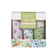 Load image into Gallery viewer, Flower Of Focus Hand Cream Trio
