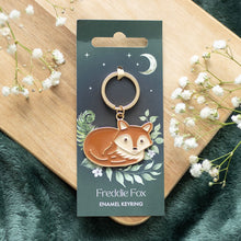 Load image into Gallery viewer, Freddie Fox Enamel Keyring
