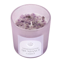 Load image into Gallery viewer, French Lavender Crystal Chip Candle
