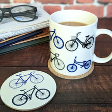 Load image into Gallery viewer, Gentleman&#39;s Emporium Bicycles Ceramic Mug &amp; Coaster Set
