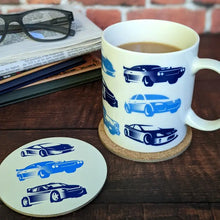 Load image into Gallery viewer, Gentleman&#39;s Emporium Cars Ceramic Mug &amp; Coaster Set
