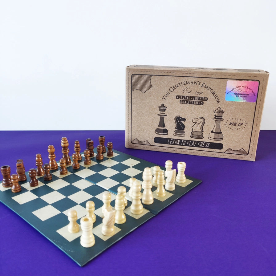 Gentleman's Emporium Learn To Play Chess Set