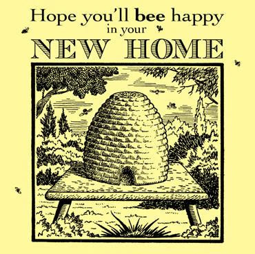 Genuine Classic Beehive New Home Card