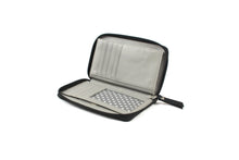 Load image into Gallery viewer, Gia Leather Purse Black &amp; Coral
