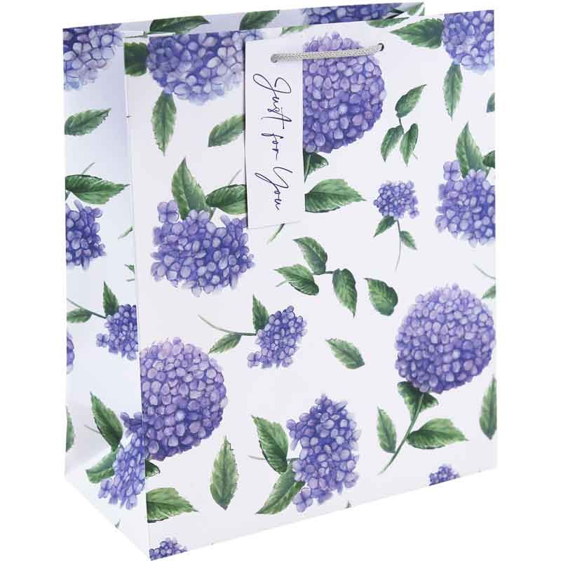Gift Bag Large Blue Hydrangea