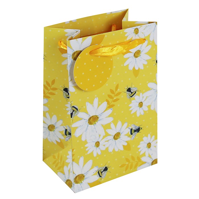 Gift Bag Small Bees & Daisies