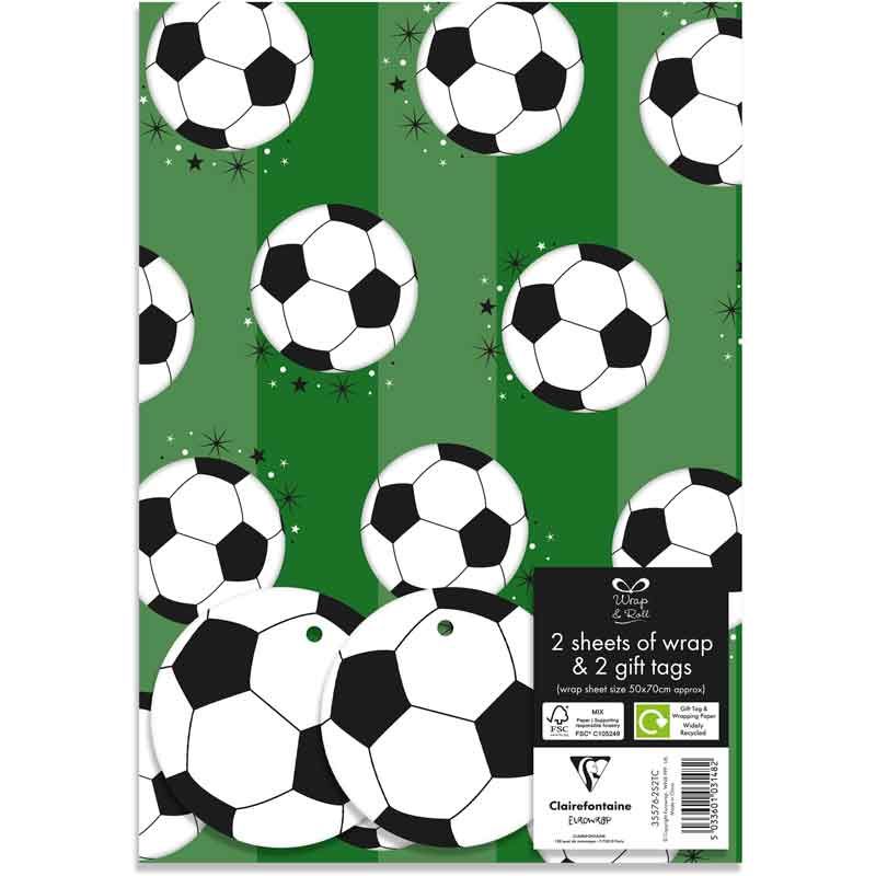 Gift Wrap Pack Footballs