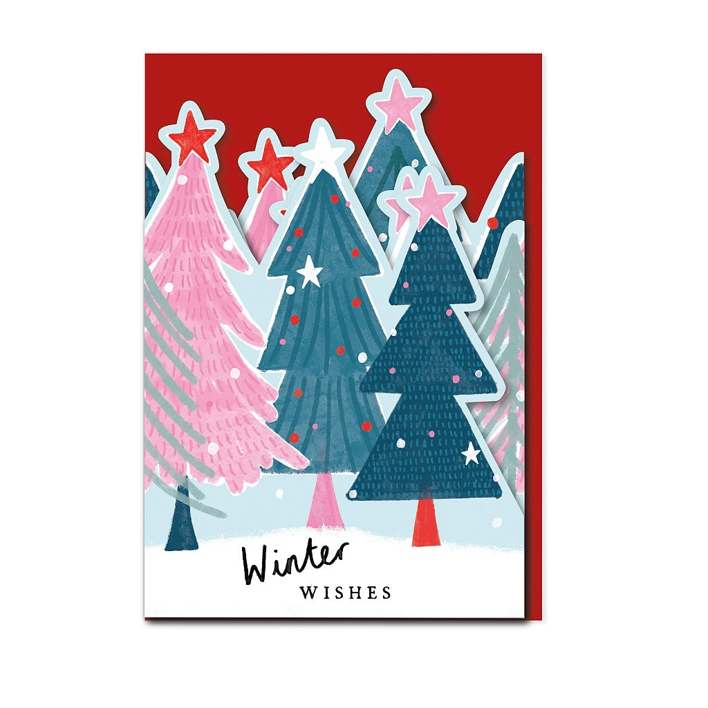Gingerbread Christmas Winter Wishes Card