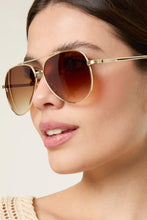 Load image into Gallery viewer, Aviator Gold Framed Sunglasses
