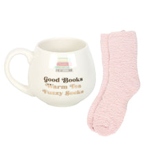 Load image into Gallery viewer, Good Books Ceramic Mug &amp; Socks Set
