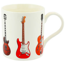 Load image into Gallery viewer, Guitars China Mug White
