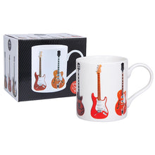 Load image into Gallery viewer, Guitars China Mug White
