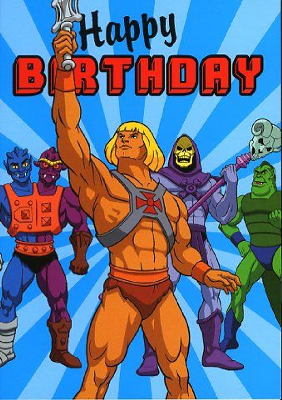 He-Man Happy Birthday Card
