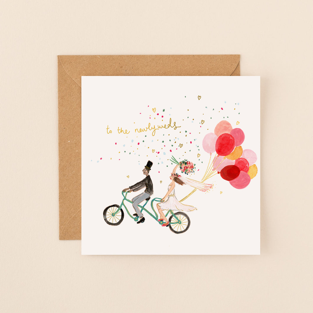 Happy Days Newlyweds Tandem Card