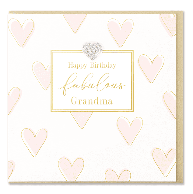 Hearts Designs Fabulous Grandma Card