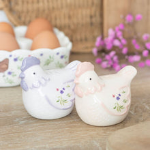 Load image into Gallery viewer, Hen Print Salt &amp; Pepper
