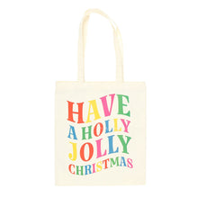 Load image into Gallery viewer, Holly Jolly Christmas Tote Bag

