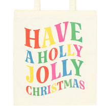 Load image into Gallery viewer, Holly Jolly Christmas Tote Bag
