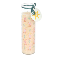 Load image into Gallery viewer, Howdy Cowboy Boot Tube Candle

