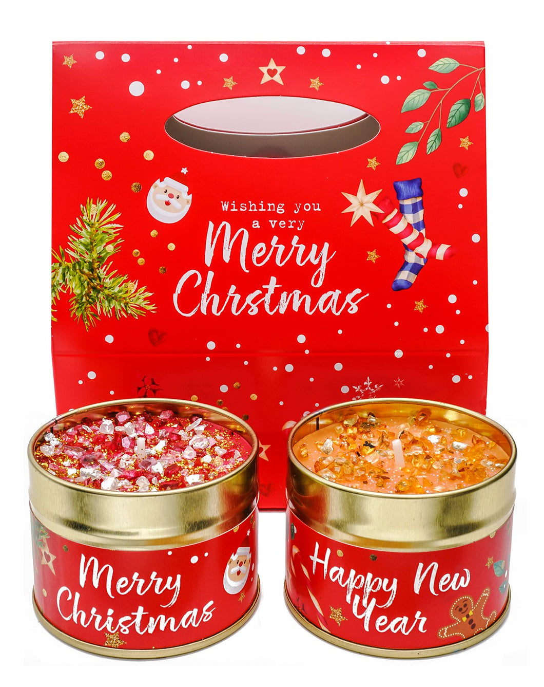 Just Because Candle Duo Merry Christmas