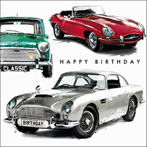 Just Josh Classic Cars Happy Birthday Card
