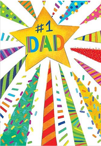 Kaleidoscope No. 1 Dad Father's Day Card
