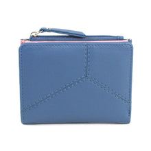 Load image into Gallery viewer, Kiri Leather Purse Blue &amp; Pink

