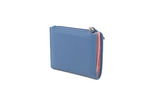 Load image into Gallery viewer, Kiri Leather Purse Blue &amp; Pink
