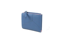 Load image into Gallery viewer, Kiri Leather Purse Blue &amp; Pink
