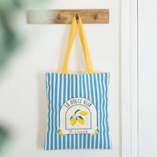 Load image into Gallery viewer, La Dolce Vita Lemons Tote Bag
