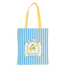 Load image into Gallery viewer, La Dolce Vita Lemons Tote Bag
