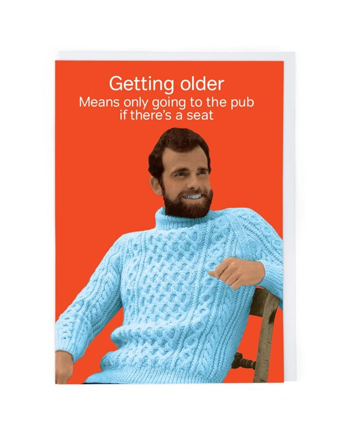 Life Is Rosie Getting Older Pub Card