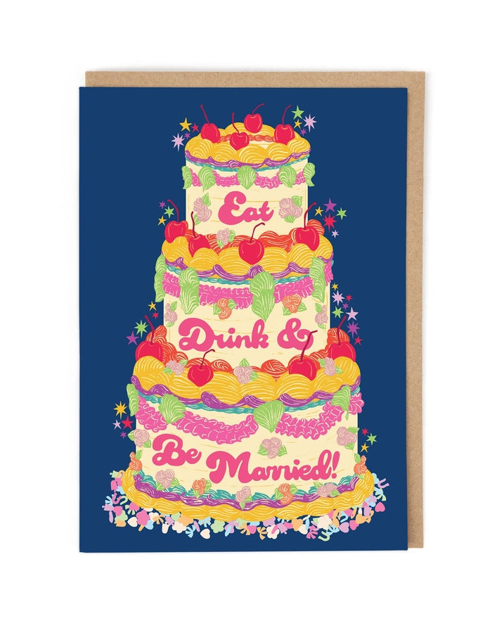 Lost Plots Eat Drink & Be Married Card