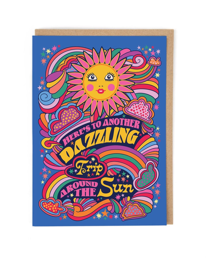 Lost Plots Trip Around The Sun Birthday Card
