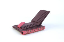 Load image into Gallery viewer, Luna Leather Purse Purple &amp; Pink
