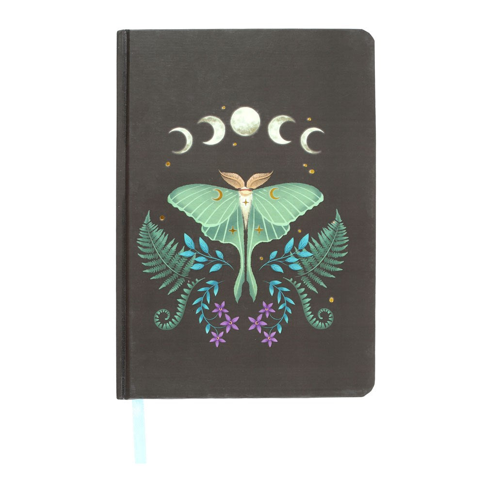 Luna Moth A5 Hardback Notebook