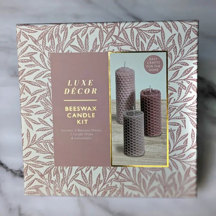 Luxe Decor Beeswax Candle Making Craft Kit