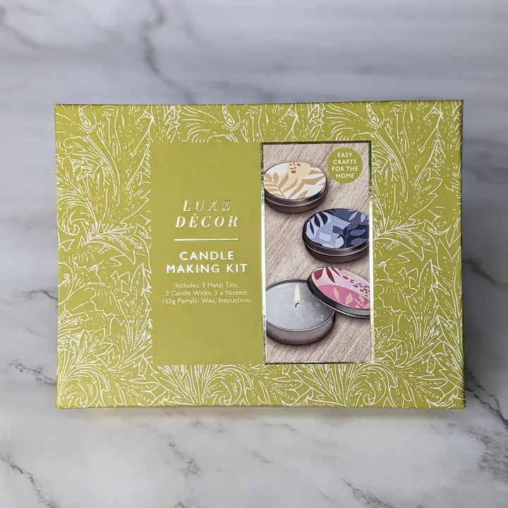 Luxe Decor Soy Tin Candle Making Craft Kit