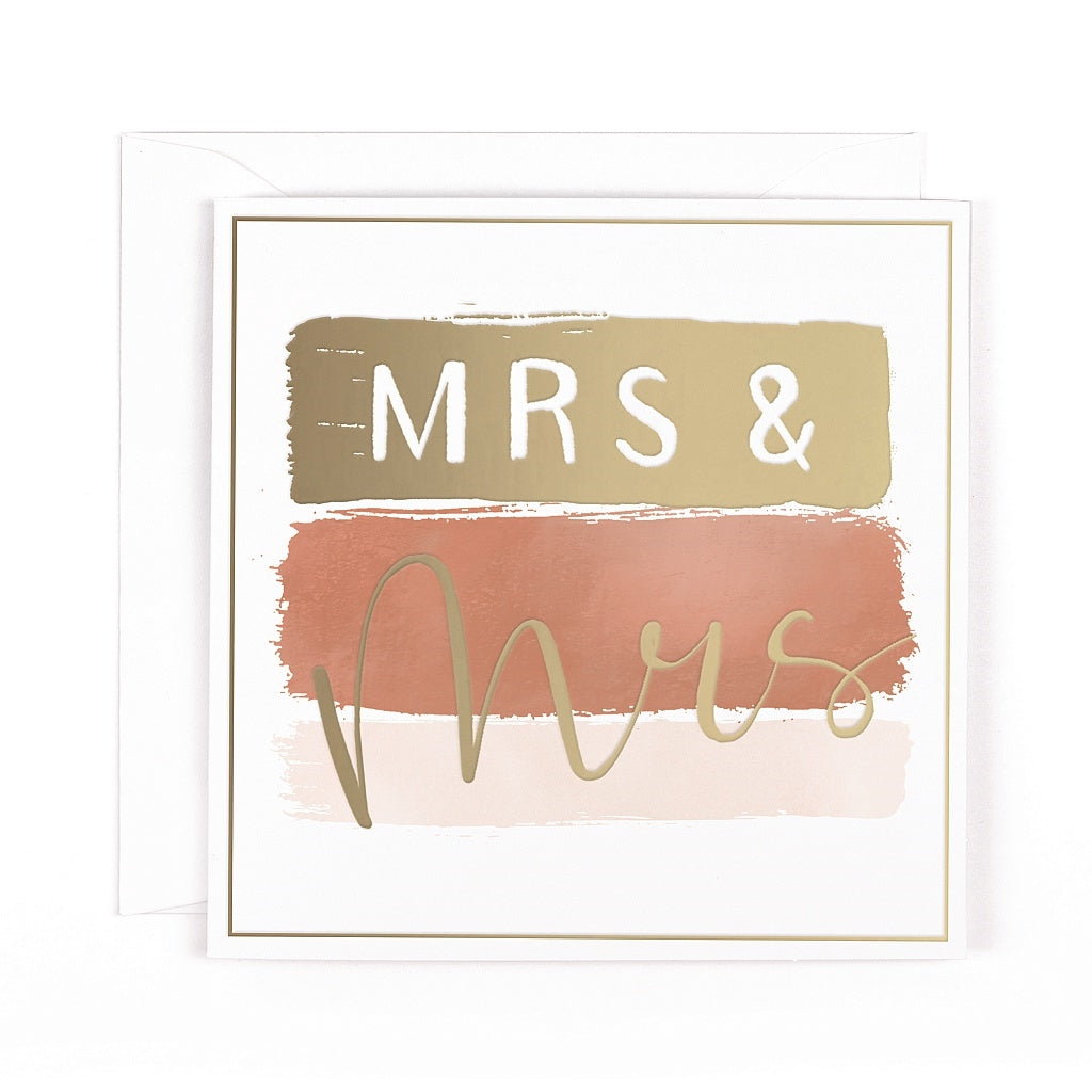 Madeleine Mrs & Mrs Wedding Card