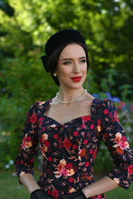Load image into Gallery viewer, Margot Autumn Floral Swing Dress
