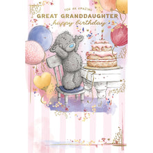 Load image into Gallery viewer, Me To You Great Granddaughter Birthday Card

