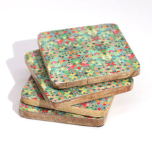 Load image into Gallery viewer, Mediterranean Tile Wooden Coaster
