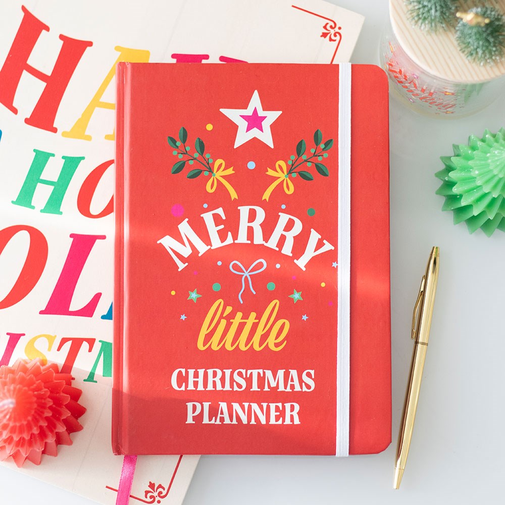 Merry Little Christmas Planner A5 Hardback Notebook