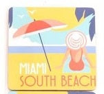 South Beach Miami Coaster