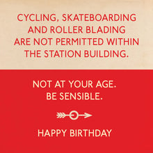 Load image into Gallery viewer, Mind The Gap Be Sensible Card
