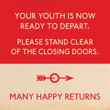 Load image into Gallery viewer, Mind The Gap Youth Ready To Depart Card
