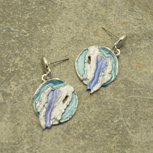 Load image into Gallery viewer, Miss Milly Blue Choppy Sea Earrings
