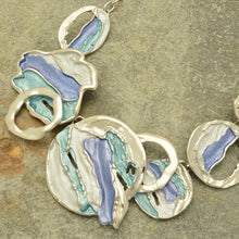 Load image into Gallery viewer, Miss Milly Blue Choppy Seas Necklace
