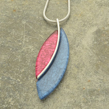 Load image into Gallery viewer, Miss Milly Blue &amp; Pink Oval Necklace
