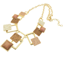 Load image into Gallery viewer, Miss Milly Brown Squares Necklace
